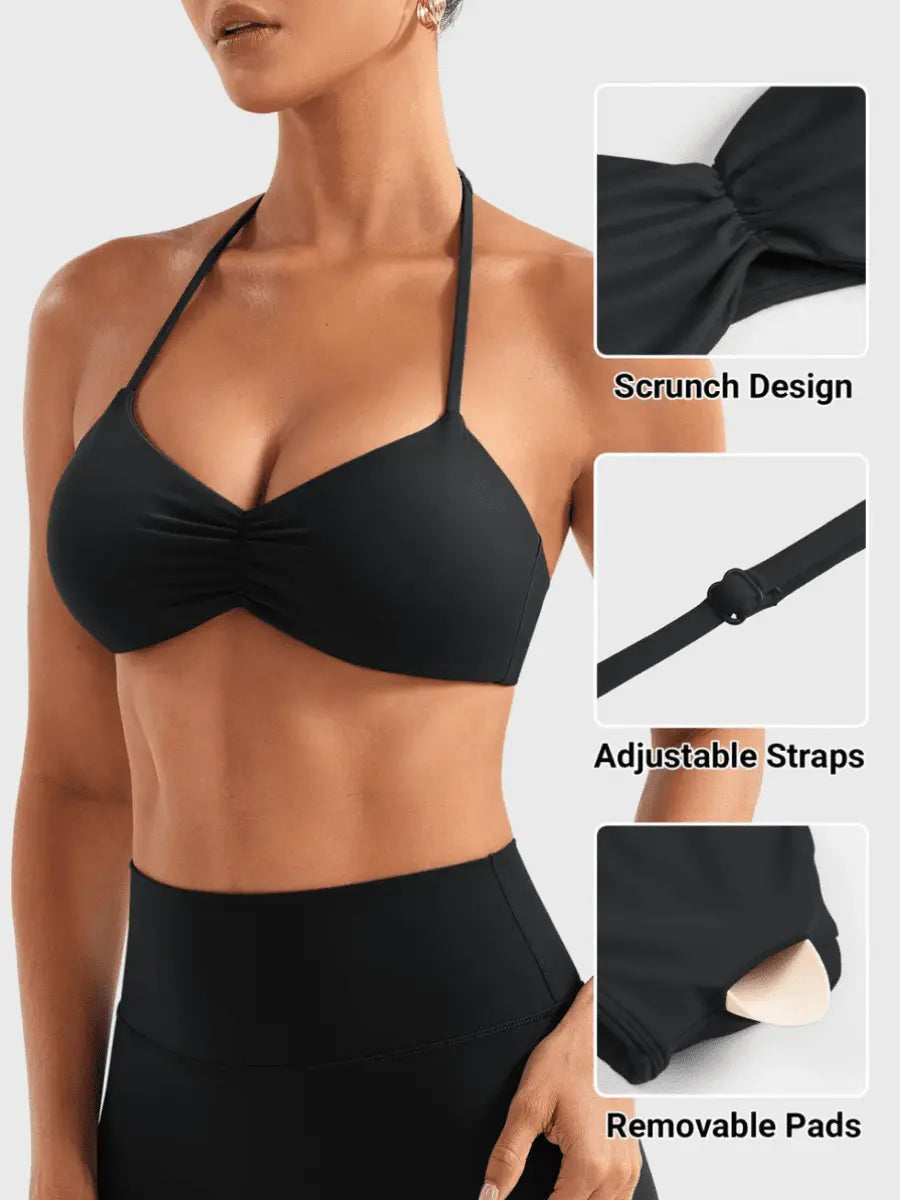 ALINA™ Soft Halter Bra - LEVEFIT