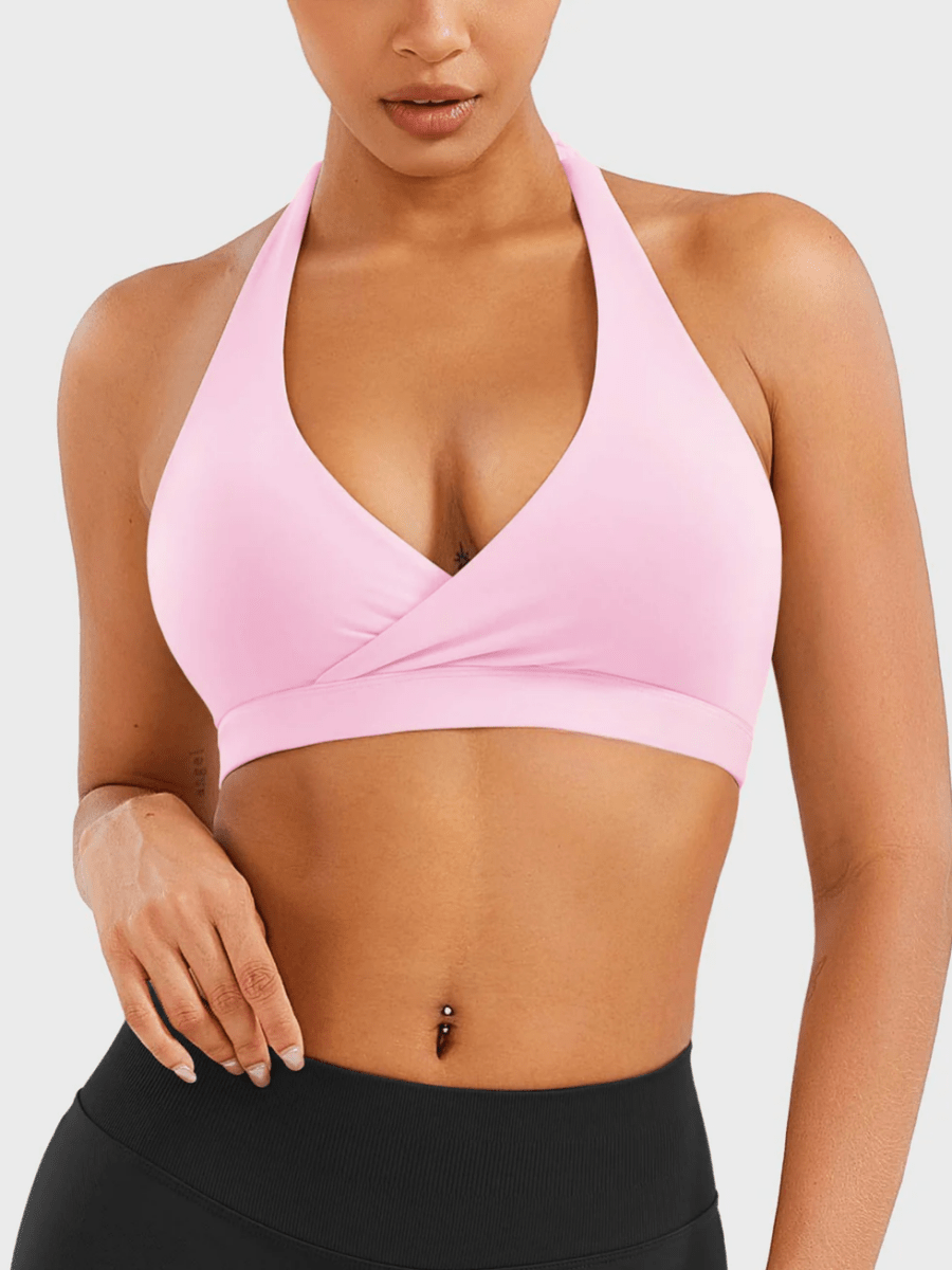 AMÍLIE™ SoftLift Halter Sports Bra - LEVEFIT