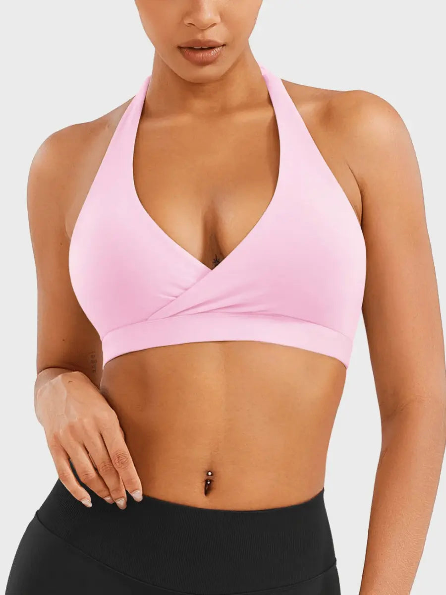 AMÍLIE™ SoftLift Halter Sports Bra - LEVEFIT