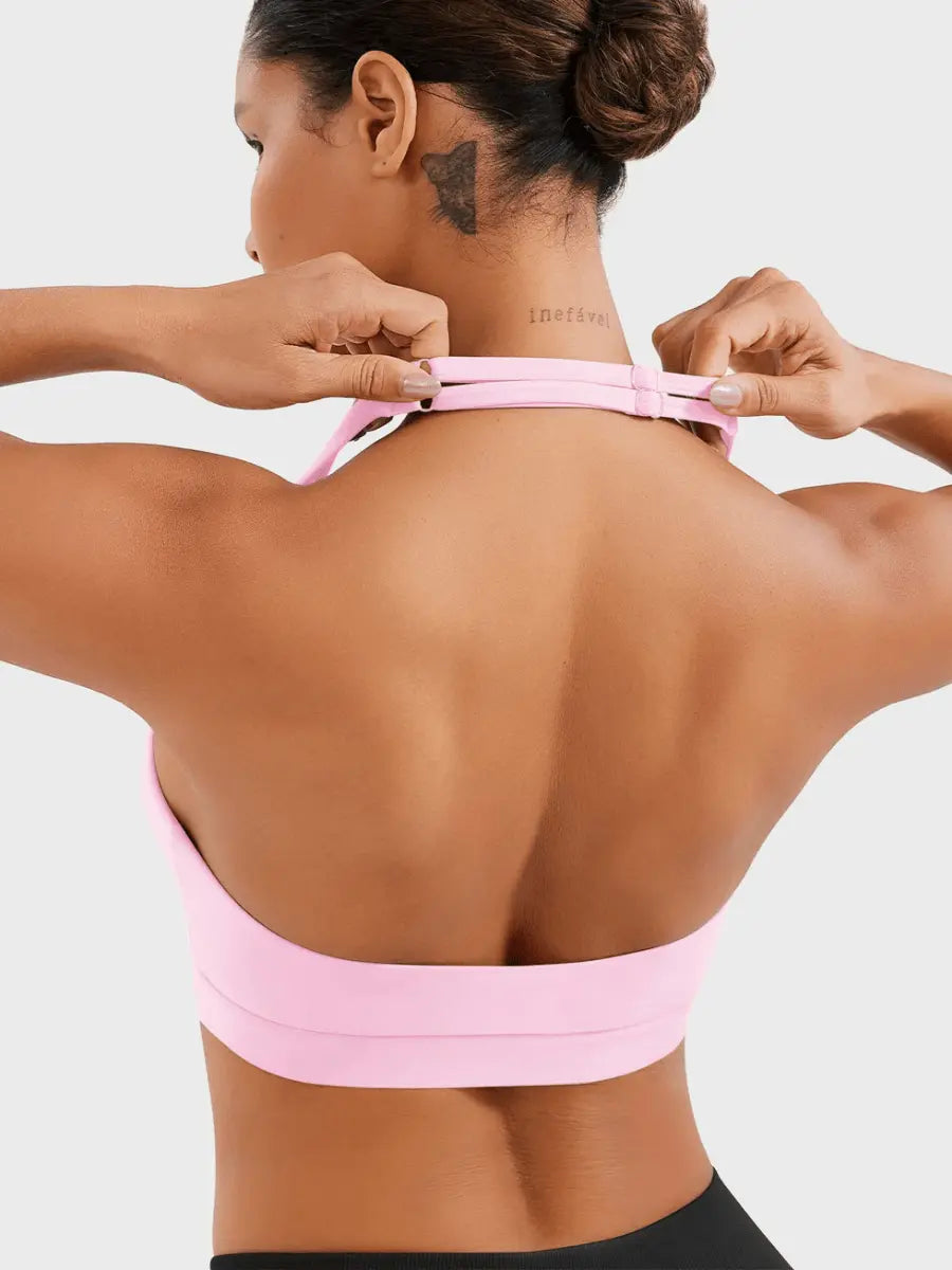 AMÍLIE™ SoftLift Halter Sports Bra - LEVEFIT