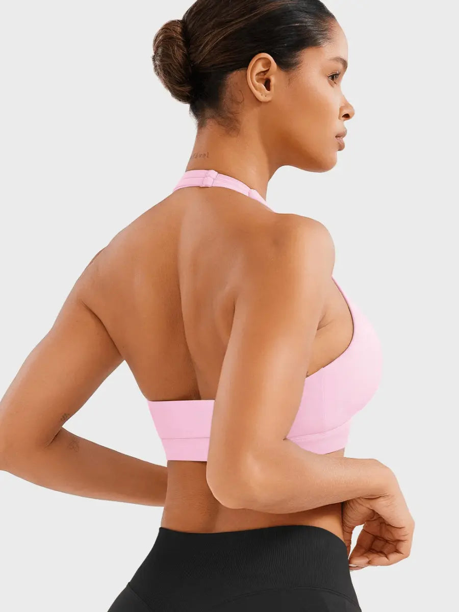 AMÍLIE™ SoftLift Halter Sports Bra - LEVEFIT