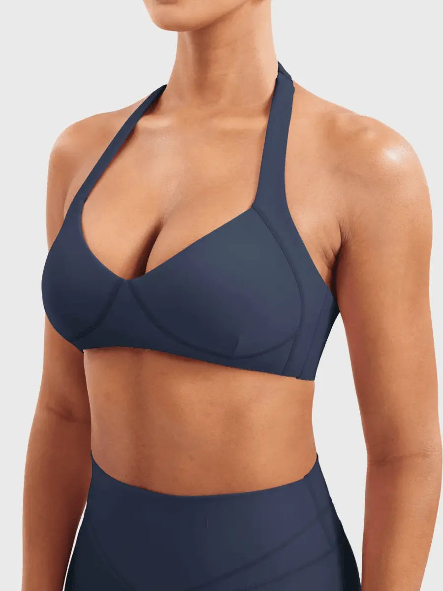 AURELIA™ Sculpt Halter Bra - LEVEFIT