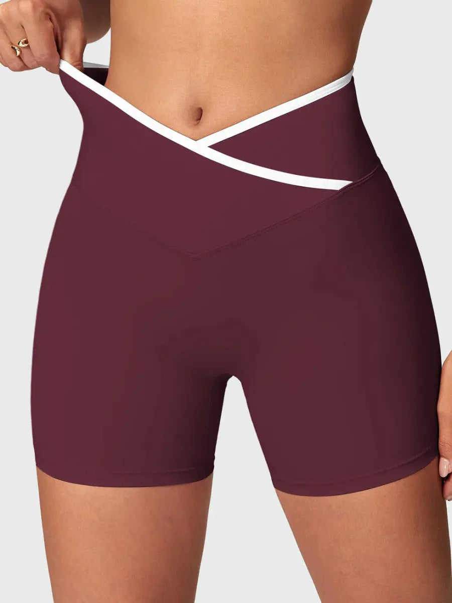 AUREVA™ Motion Shorts Set – Bordeauxrot - LEVEFIT