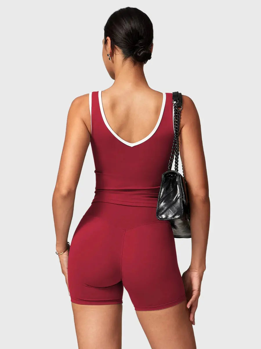 AUREVA™ Motion Shorts Set – Bordeauxrot - LEVEFIT