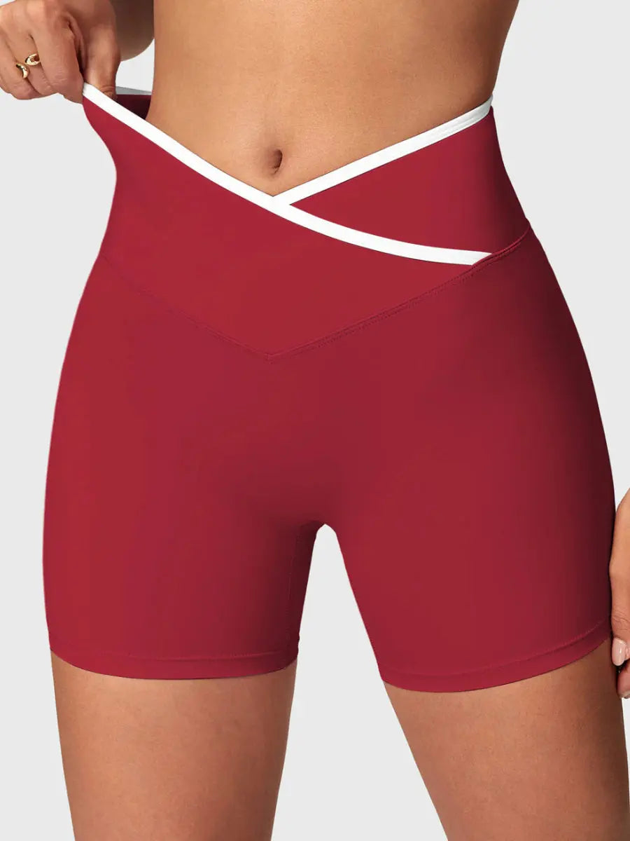 AUREVA™ Motion Shorts Set – Bordeauxrot - LEVEFIT