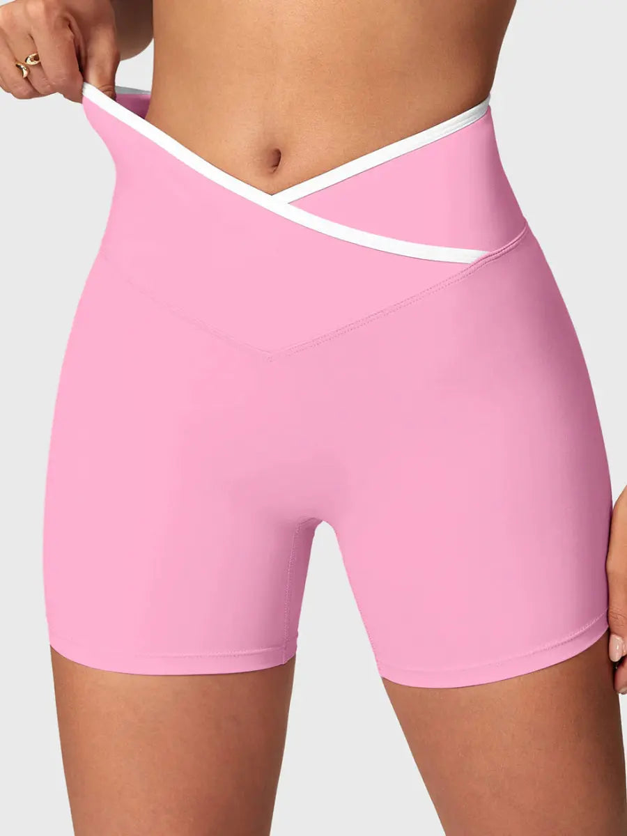 AUREVA™ Motion Shorts Set – Rosé Blush - LEVEFIT