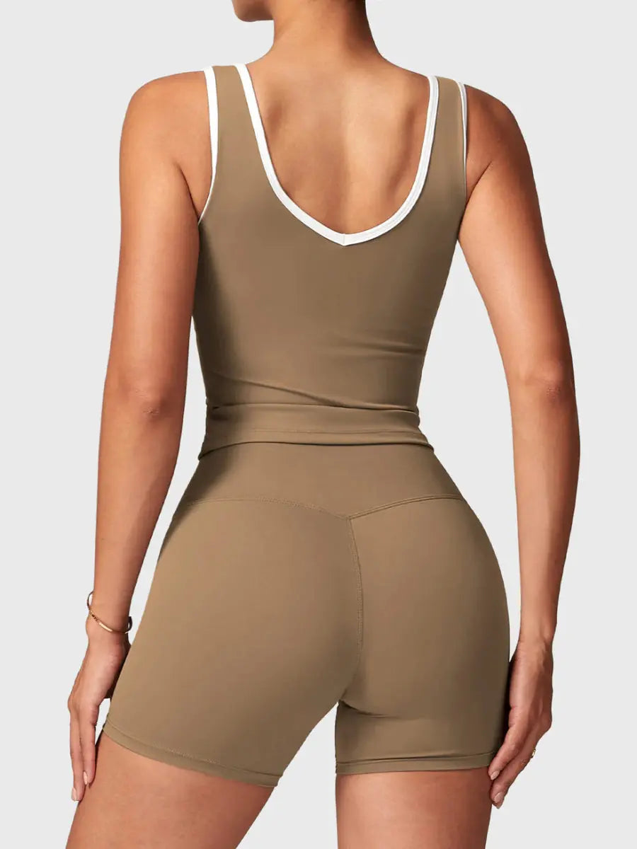 AUREVA™ Motion Shorts Set – Sandbraun - LEVEFIT