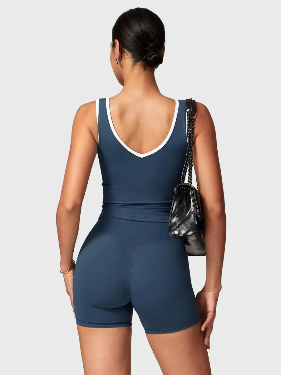 AUREVA™ Motion Shorts Set – Stahlblau - LEVEFIT