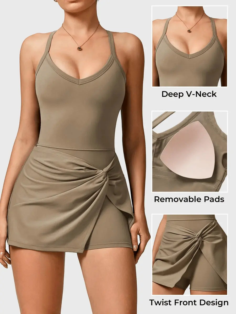 AURORA™ Zip Court Dress - LEVEFIT