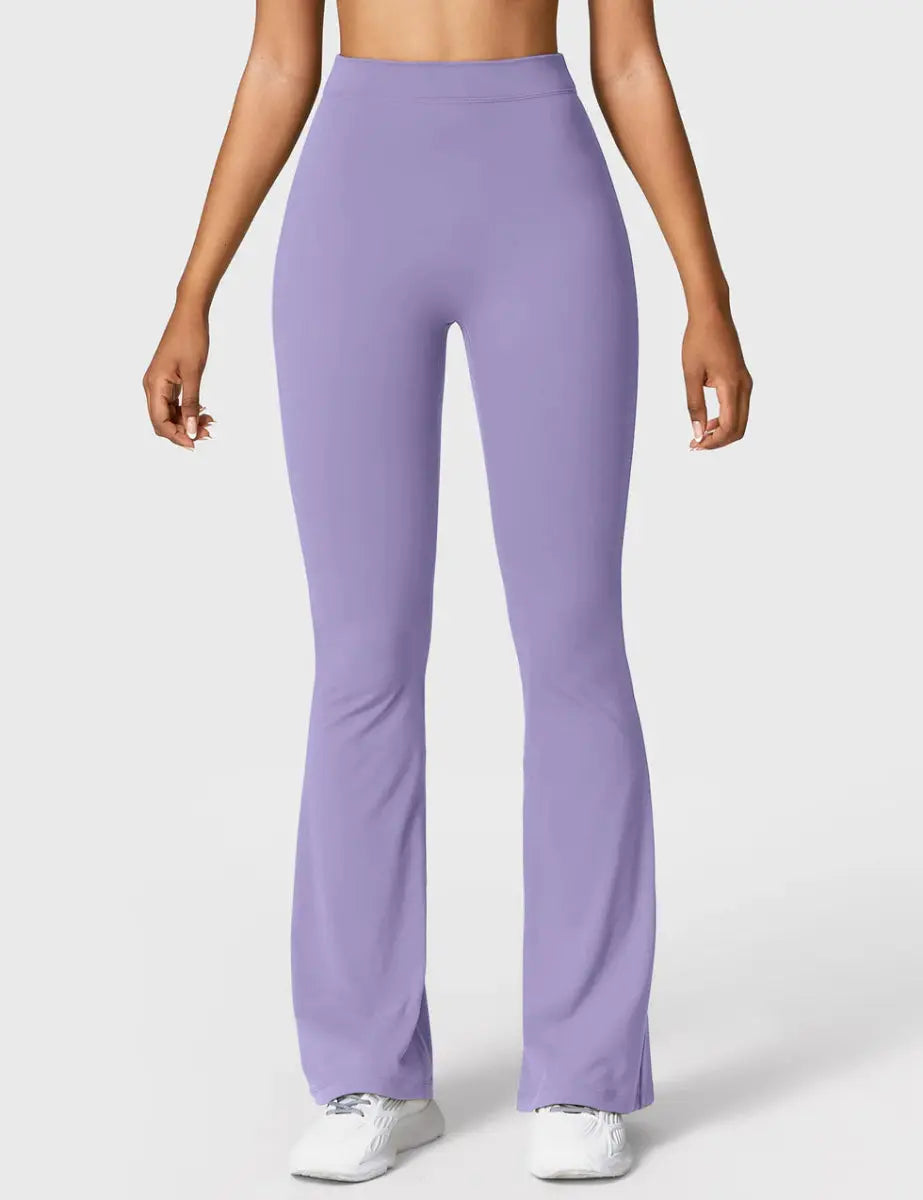 Curve® V - Back Flare Leggings – Flieder (31,5") - LEVEFIT