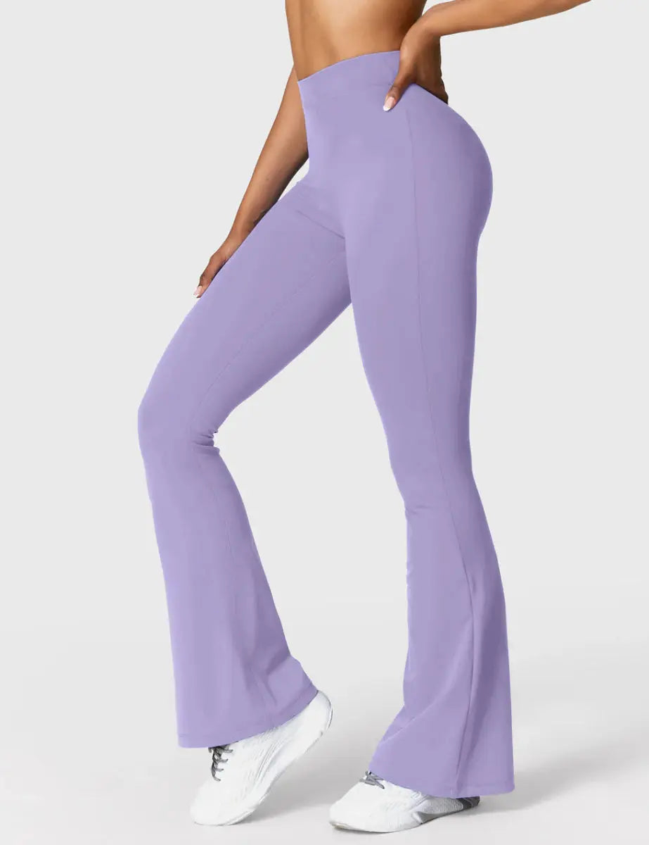 Curve® V - Back Flare Leggings – Flieder (31,5") - LEVEFIT