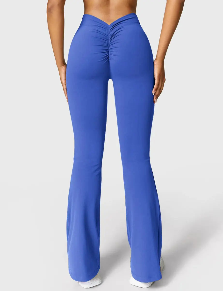 Curve® V - Back Flare Leggings – Königsblau (31,5") - LEVEFIT