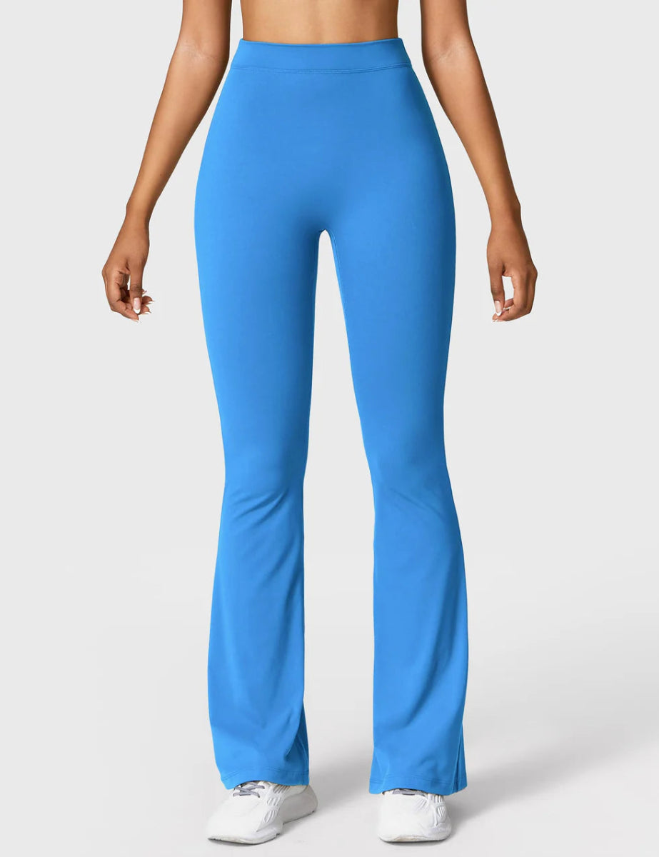 Curve® V - Back Flare Leggings – Königsblau (31,5") - LEVEFIT