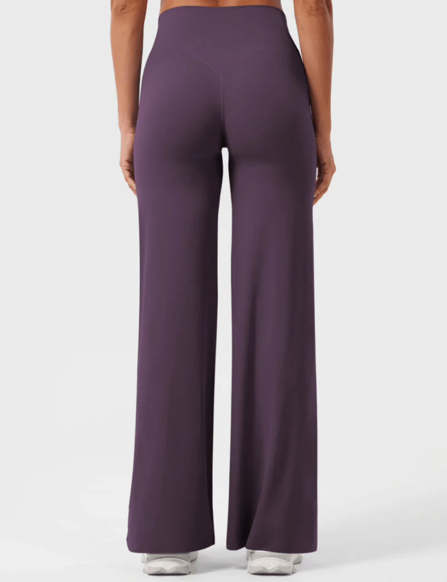 Ease® Straight Leg Leggings – Aubergine Dunkel (33") - LEVEFIT