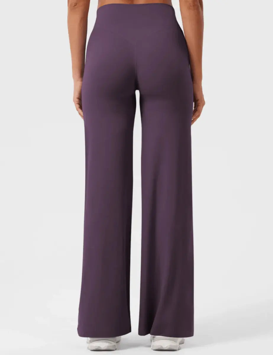 Ease® Straight Leg Leggings – Aubergine Dunkel (33") - LEVEFIT