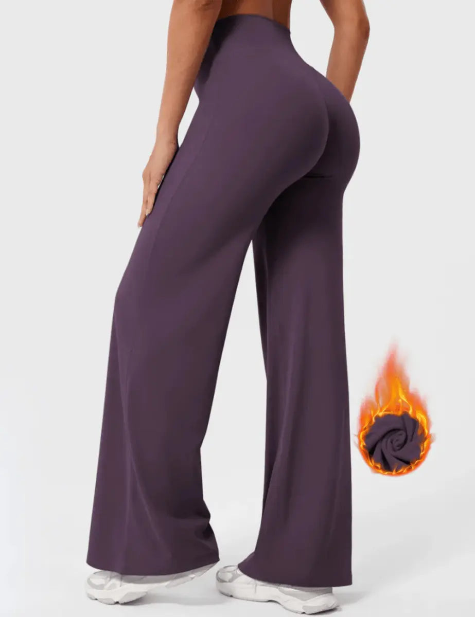 Ease® Straight Leg Leggings – Aubergine Dunkel (33") - LEVEFIT