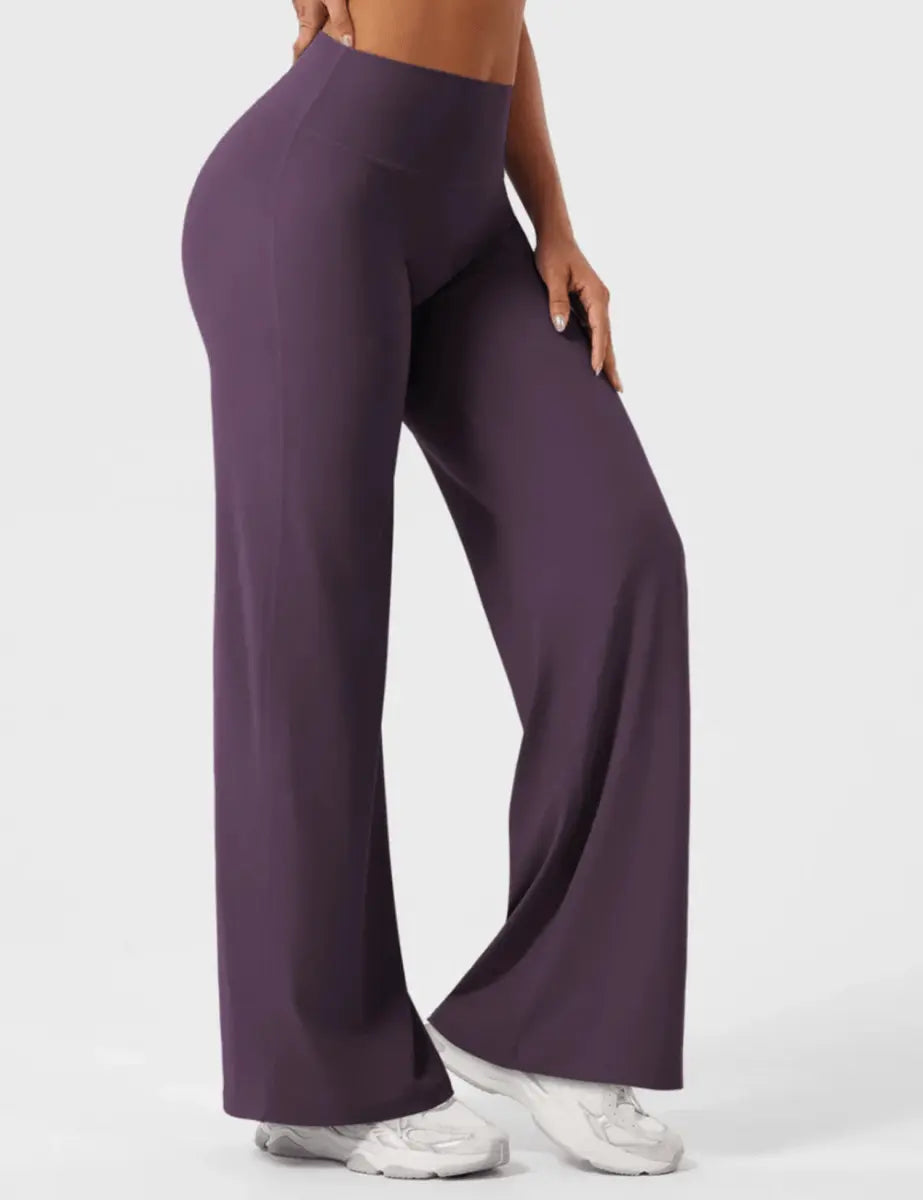 Ease® Straight Leg Leggings – Aubergine Dunkel (33") - LEVEFIT