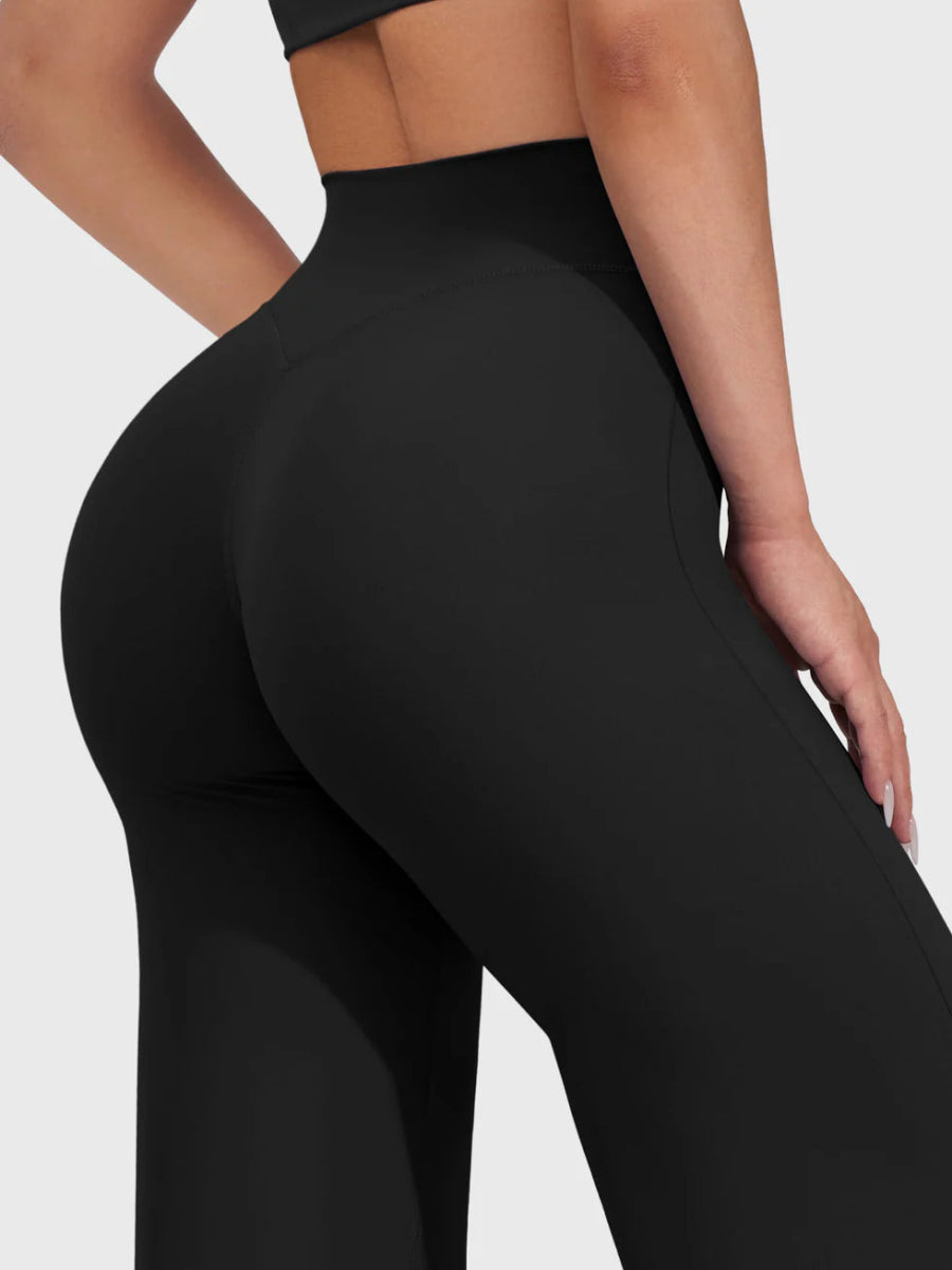 Ease® Straight Leg Leggings – Schwarz - LEVEFIT