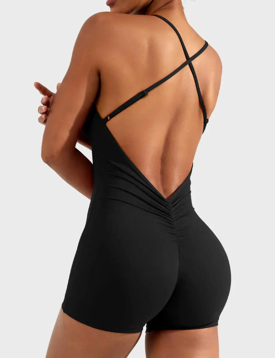 ÉLARA™ Softline V - Cut Romper - LEVEFIT