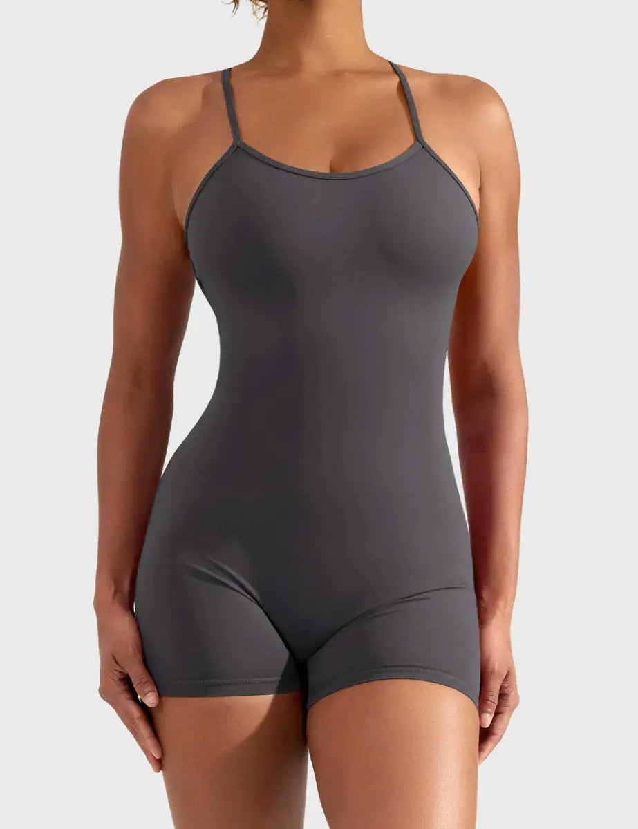 ÉLARA™ Softline V - Cut Romper - LEVEFIT