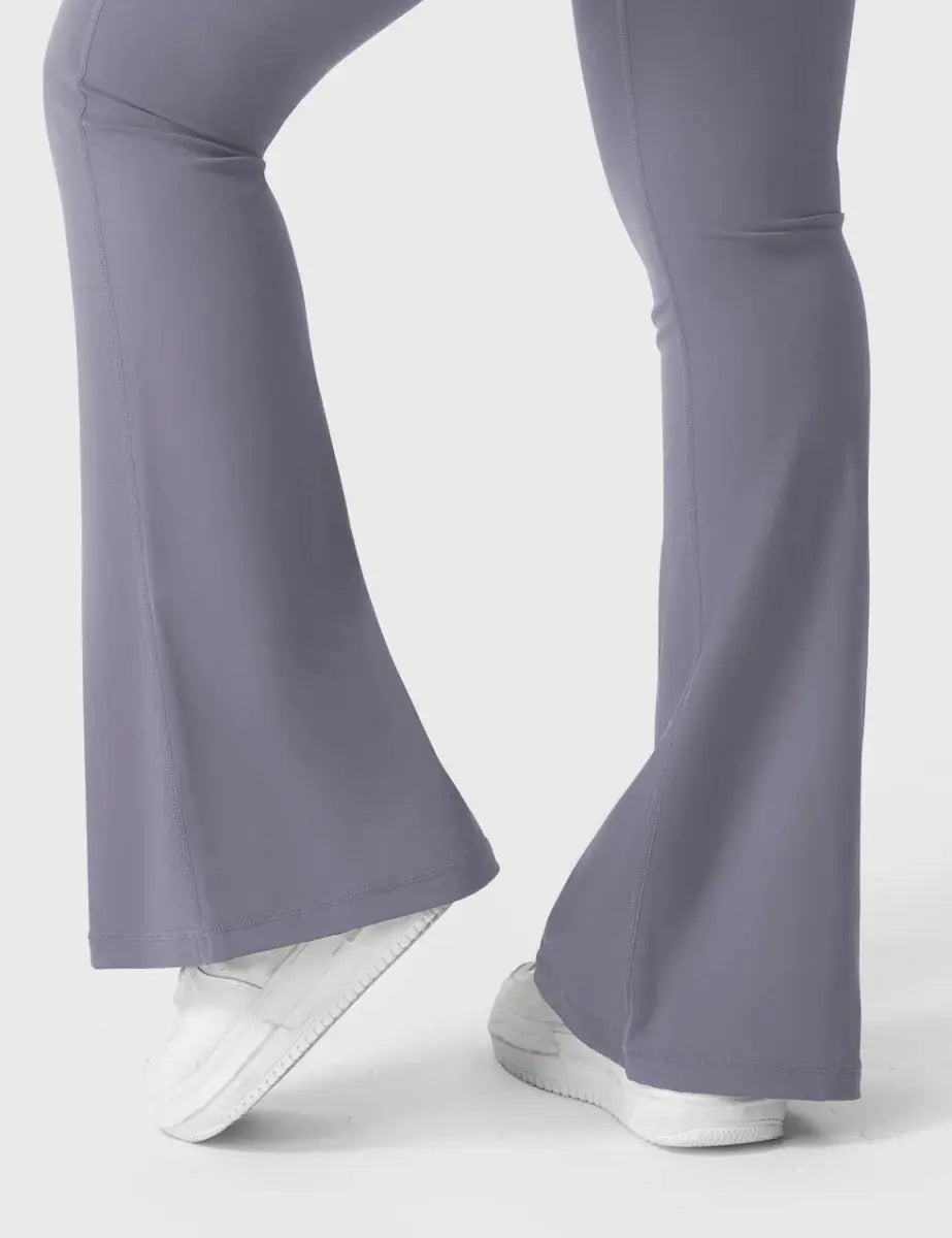 Flow® Flare Leggings – Graphite - LEVEFIT