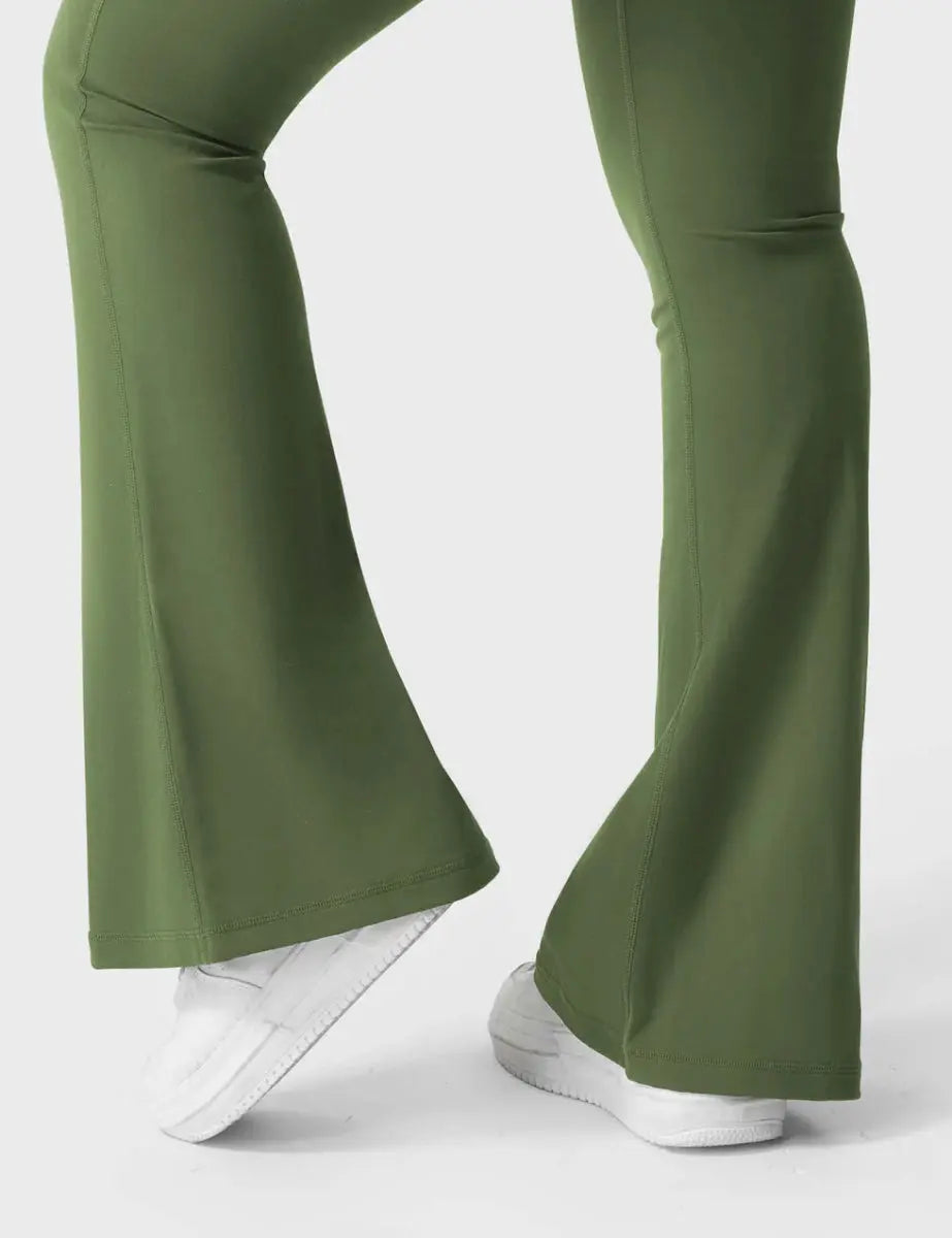 Flow® Flare Leggings – Grün - LEVEFIT
