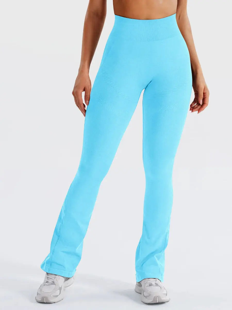 Flow® Mini Flare Leggings – Aqua (29.5") - LEVEFIT