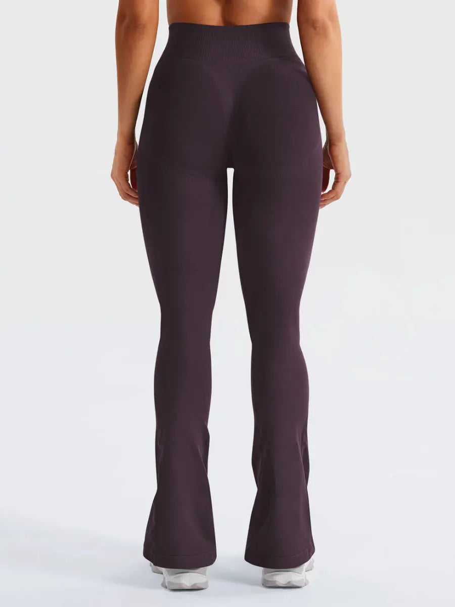 Flow® Mini Flare Leggings – Bordeauxbraun (29.5") - LEVEFIT