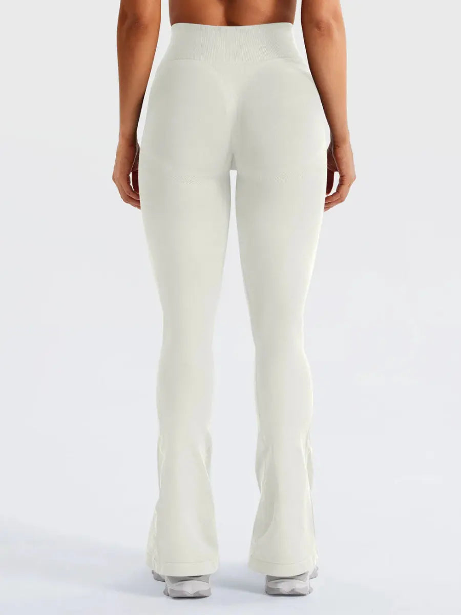 Flow® Mini Flare Leggings – Cremeweiß (29.5") - LEVEFIT