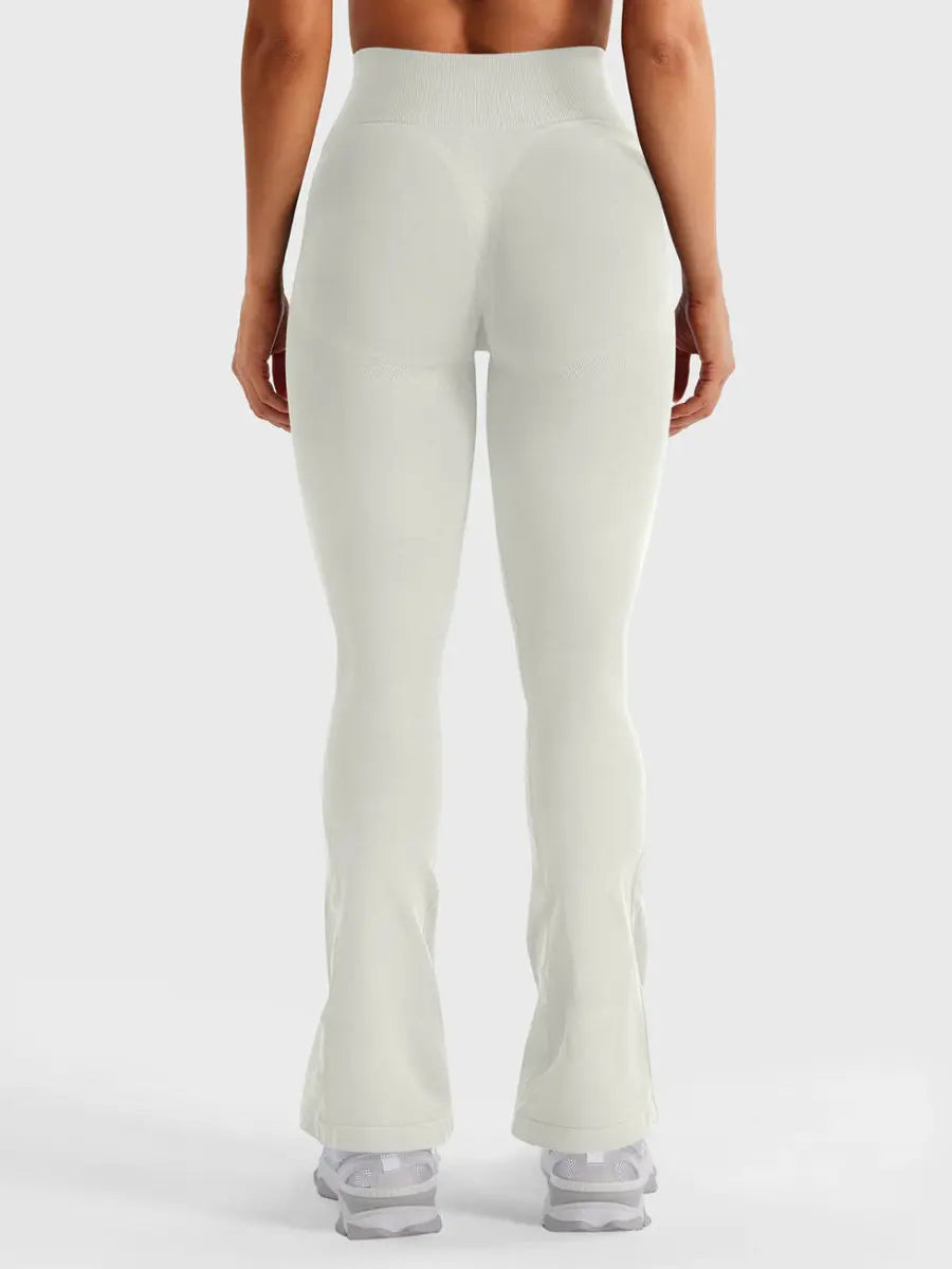 Flow® Mini Flare Leggings – Elfenbein (28") - LEVEFIT