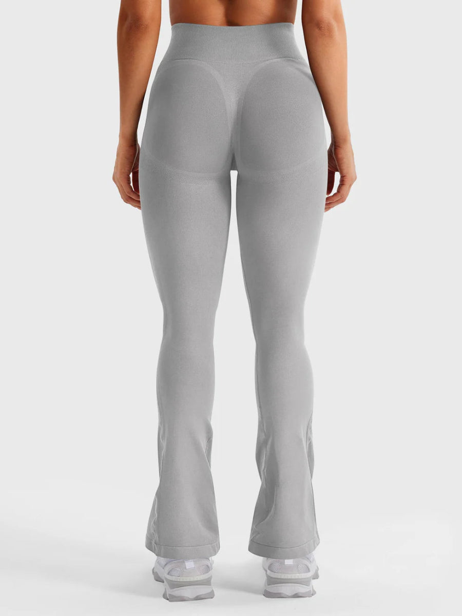 Flow® Mini Flare Leggings – Hellgrau (28") - LEVEFIT