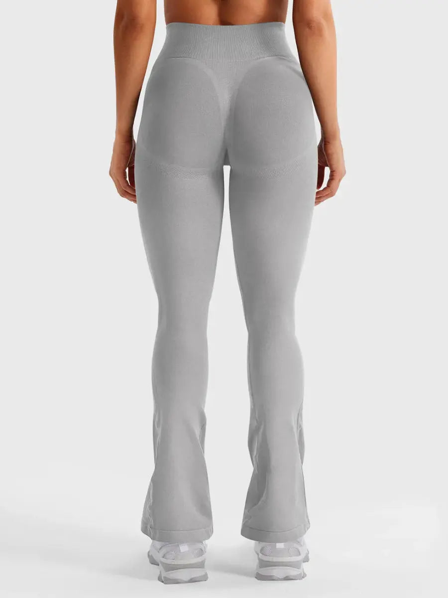 Flow® Mini Flare Leggings – Hellgrau (28") - LEVEFIT