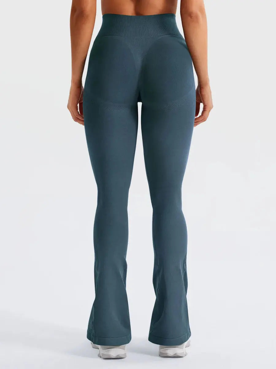 Flow® Mini Flare Leggings – Petrolgrün (29.5") - LEVEFIT