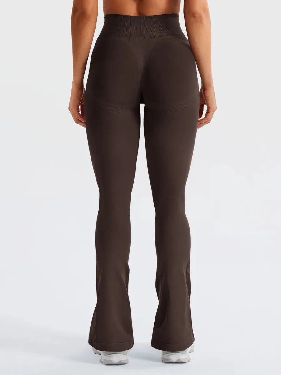 Flow® Mini Flare Leggings – Schokobraun (29.5") - LEVEFIT