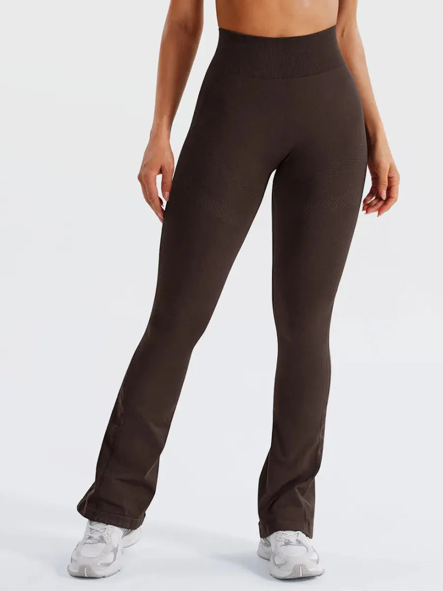 Flow® Mini Flare Leggings – Schokobraun (29.5") - LEVEFIT