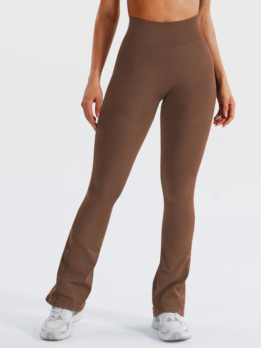 Flow® Mini Flare Leggings – Schokoladenbraun (29.5") - LEVEFIT