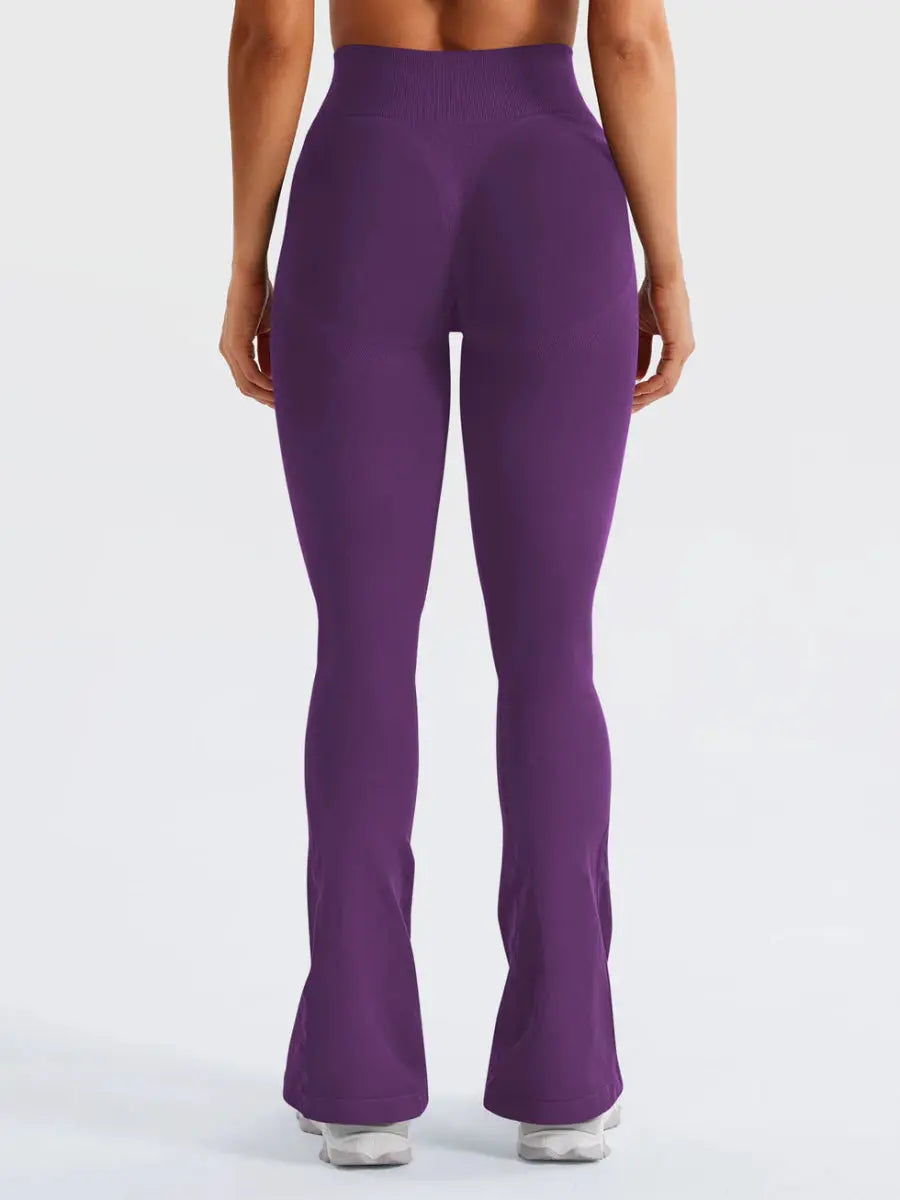 Flow® Mini Flare Leggings – Traubenlila (29.5") - LEVEFIT