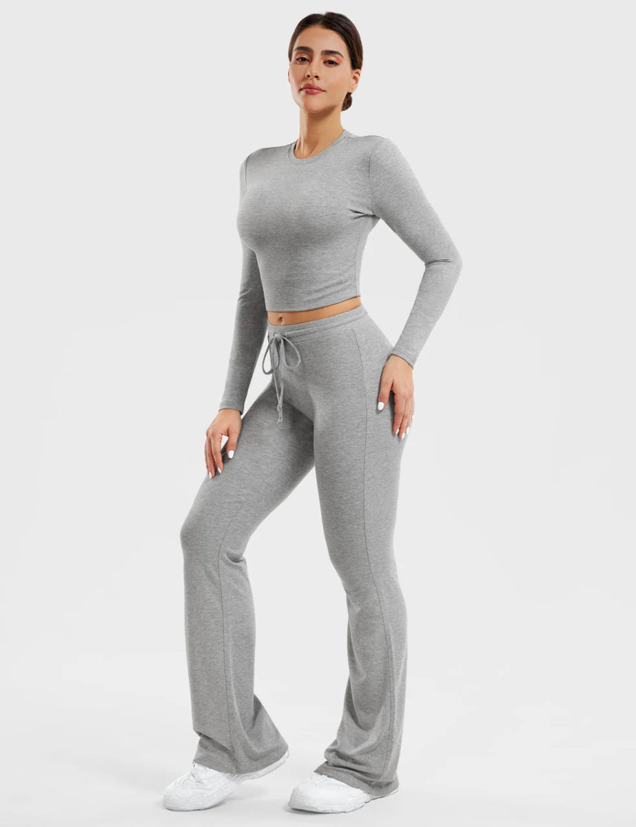 LeveFit™ AvaSoft Lounge Set - Hellgrau - LEVEFIT