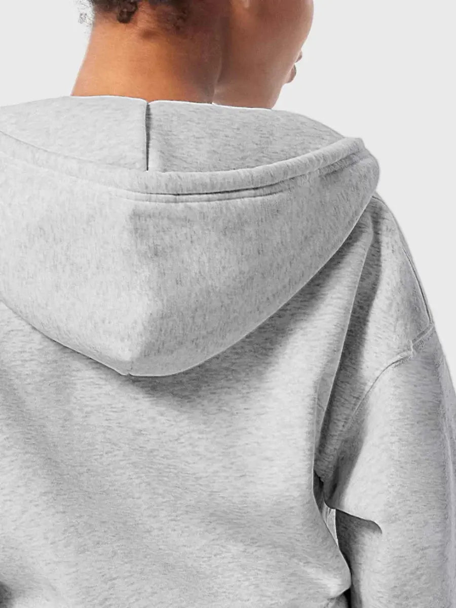 LeveFit™ CloudZip Hoodie – Hellgrau - LEVEFIT