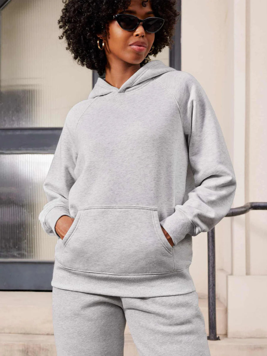 LeveFit™ CoreWarm Hoodie – Hellgrau - LEVEFIT
