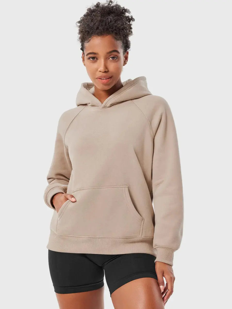 LeveFit™ CoreWarm Hoodie – Kaffeegrau - LEVEFIT