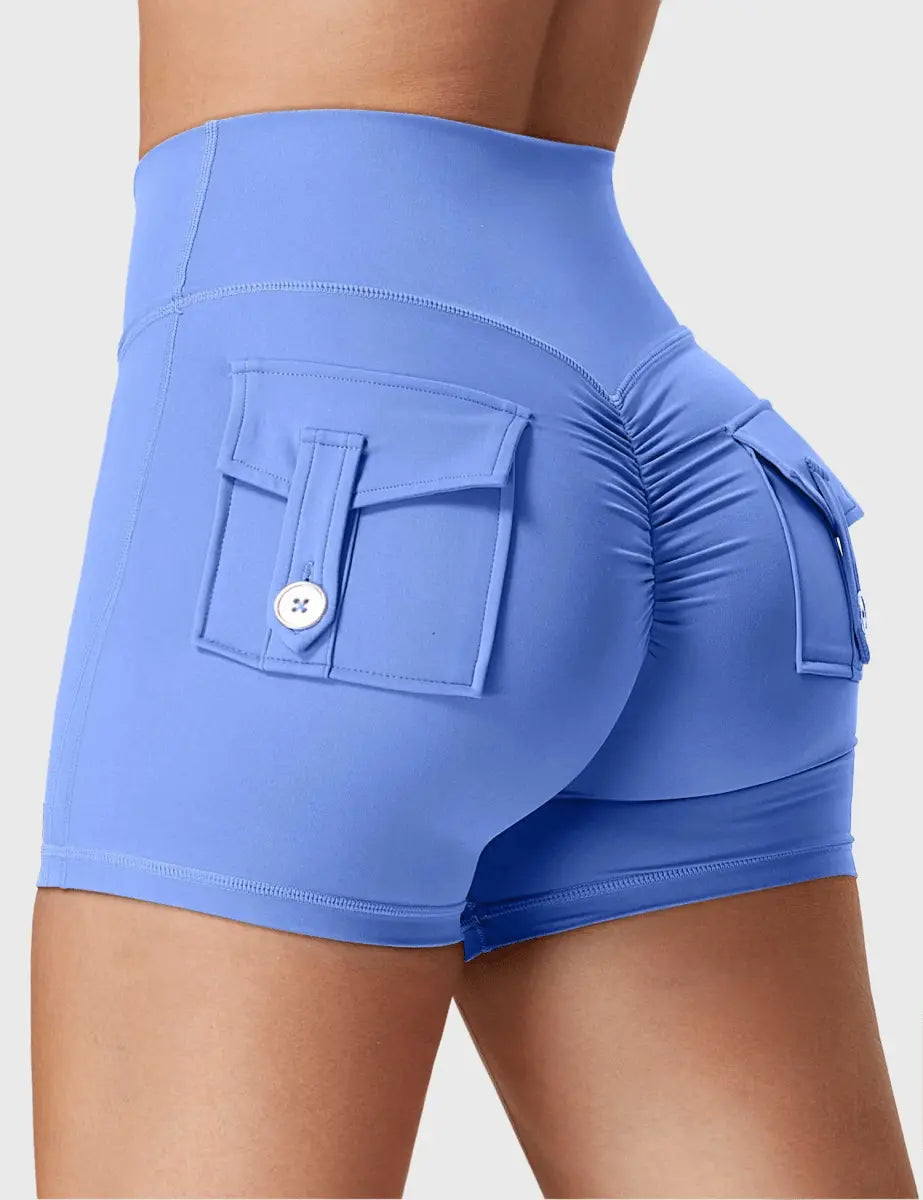 LeveFit™ MILLA Shorts 4.5" – Himmelblau - LEVEFIT