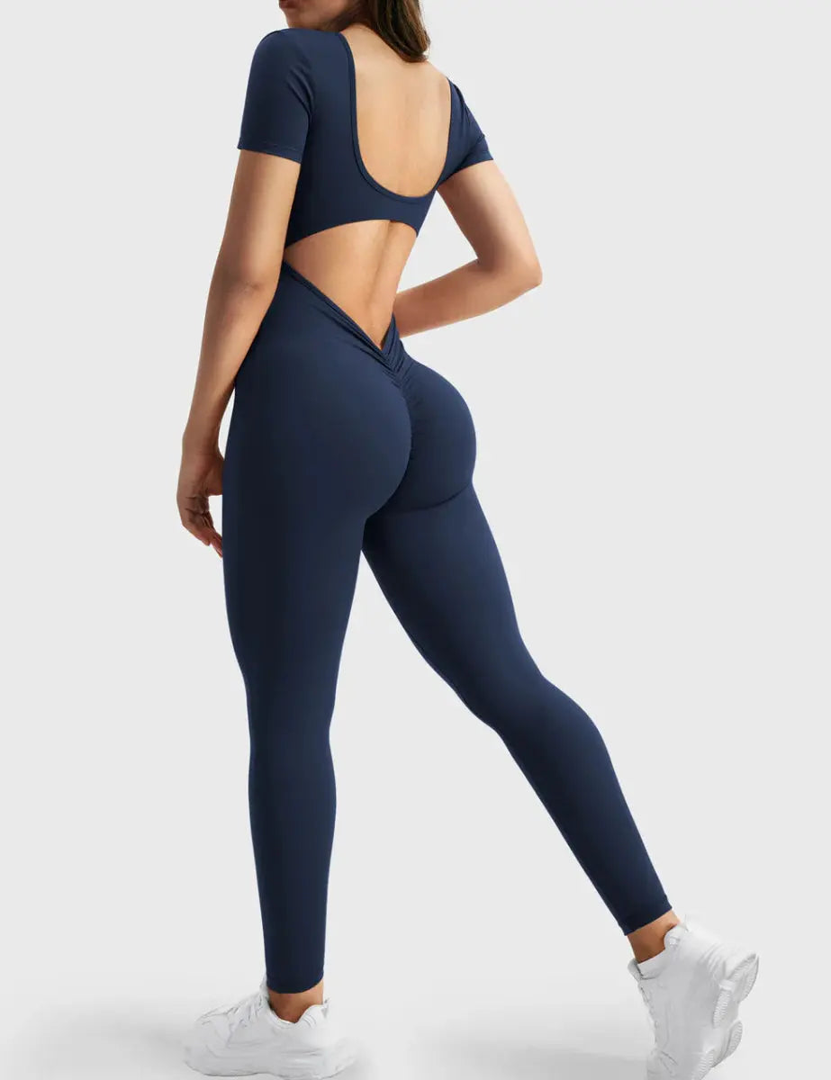 LÍVIA™ Softline Open - Back Jumpsuit - LEVEFIT