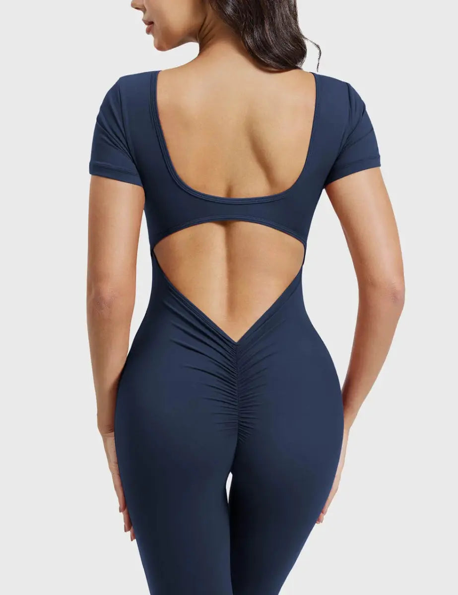LÍVIA™ Softline Open - Back Jumpsuit - LEVEFIT