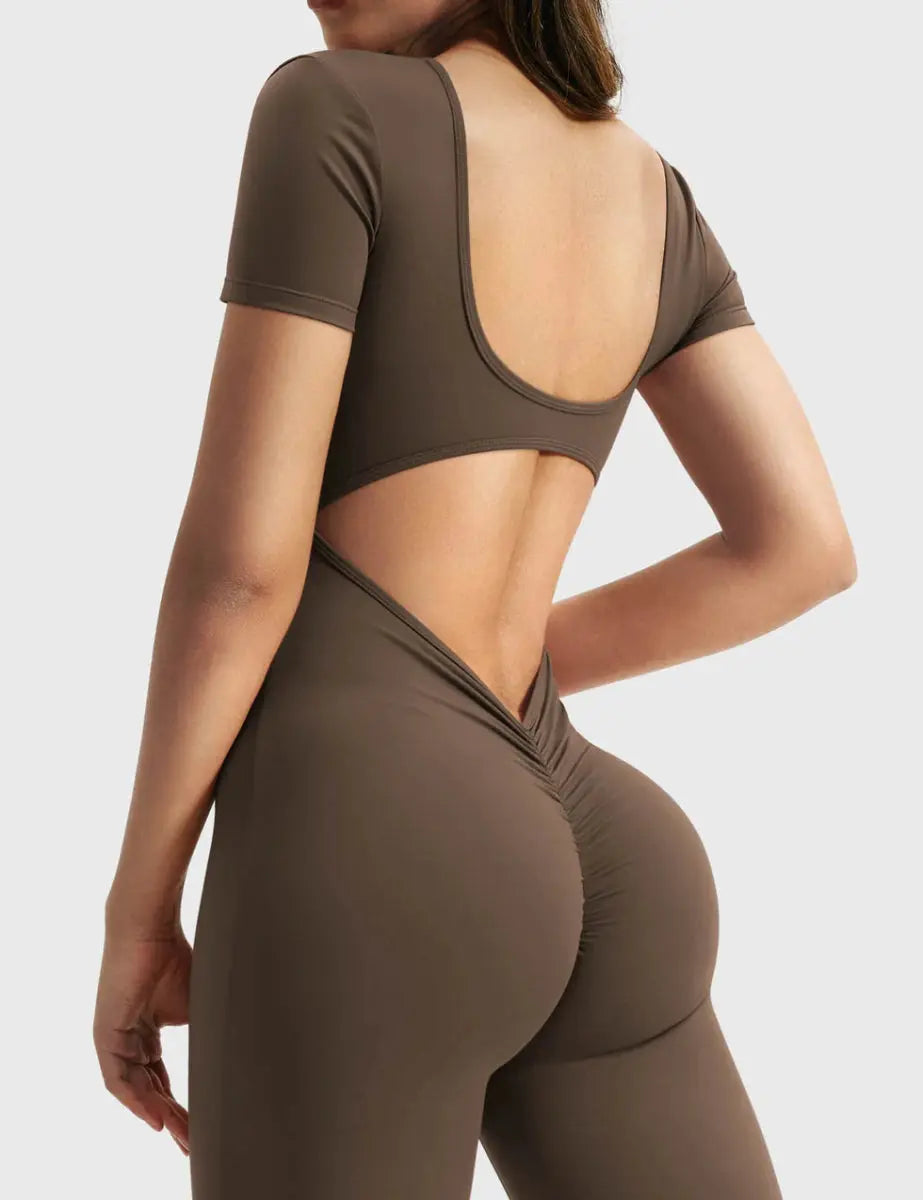 LÍVIA™ Softline Open - Back Jumpsuit - LEVEFIT