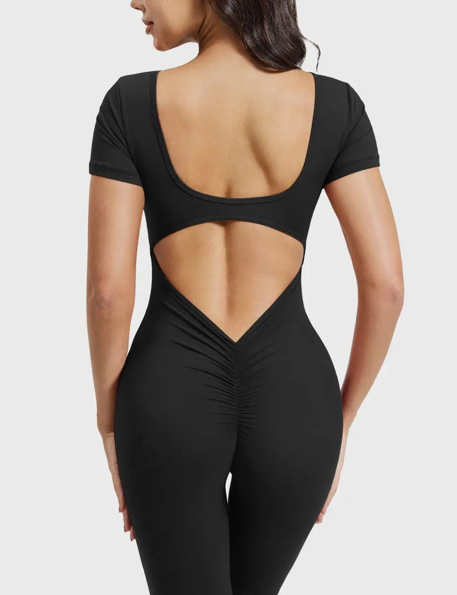LÍVIA™ Softline Open - Back Jumpsuit - LEVEFIT