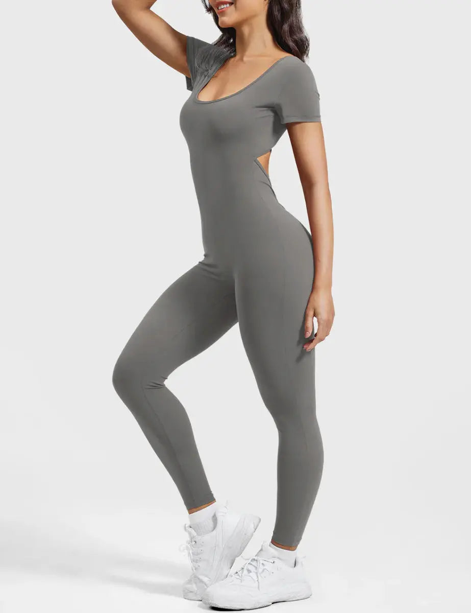LÍVIA™ Softline Open - Back Jumpsuit - LEVEFIT