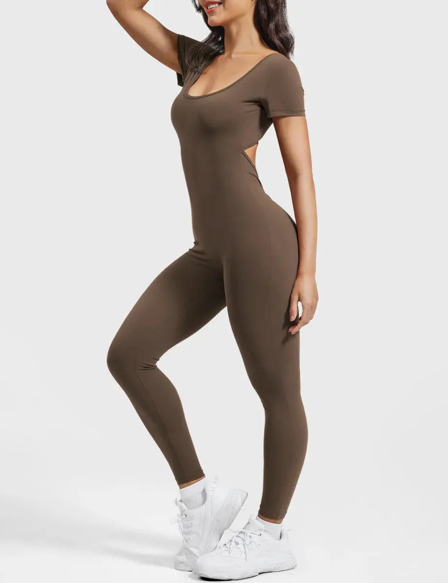 LÍVIA™ Softline Open - Back Jumpsuit - LEVEFIT