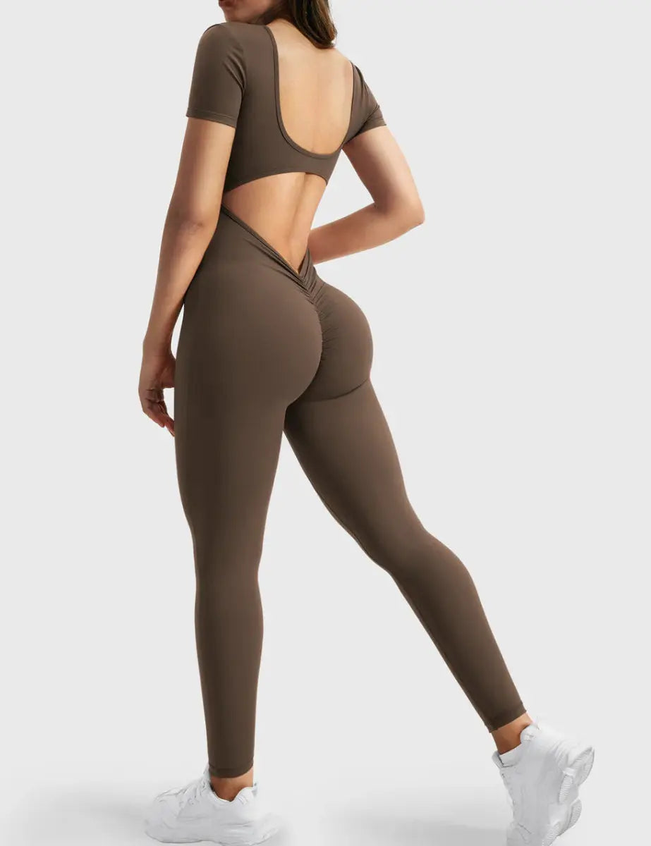 LÍVIA™ Softline Open - Back Jumpsuit - LEVEFIT