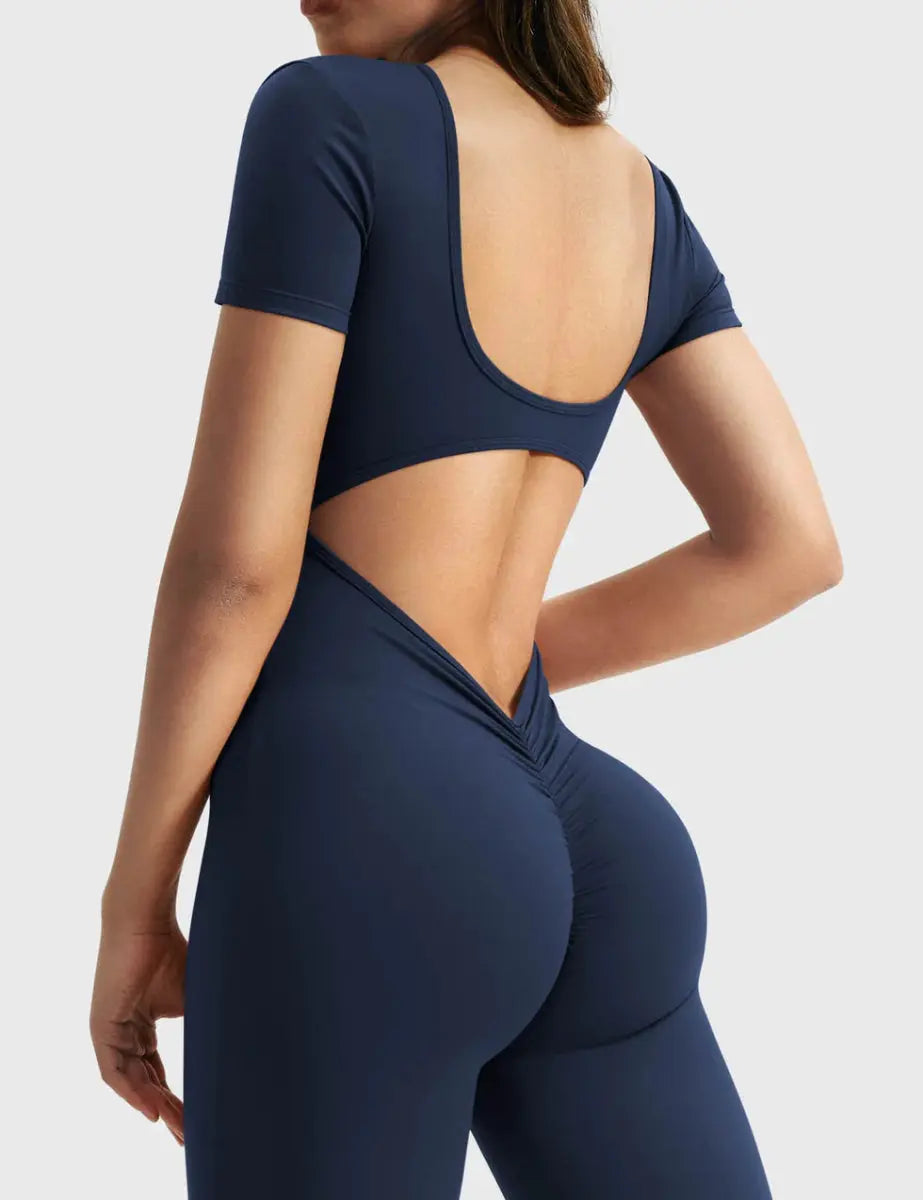 LÍVIA™ Softline Open - Back Jumpsuit - LEVEFIT